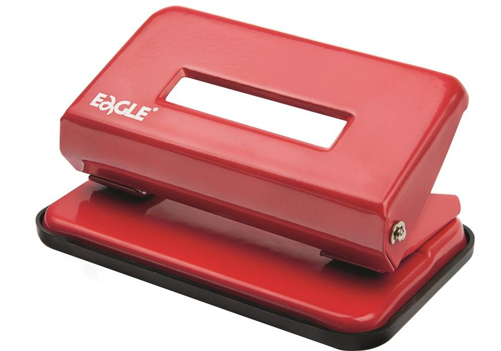 Dziurkacz 707A czerwony dziurkuje do 10 kartek