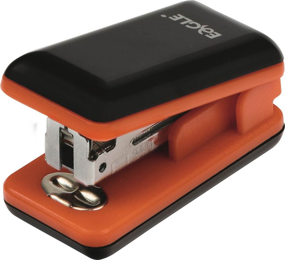 Zszywacz EAGLE IN TOUCH S5148 czarno-pomarańczowy 15 kartek