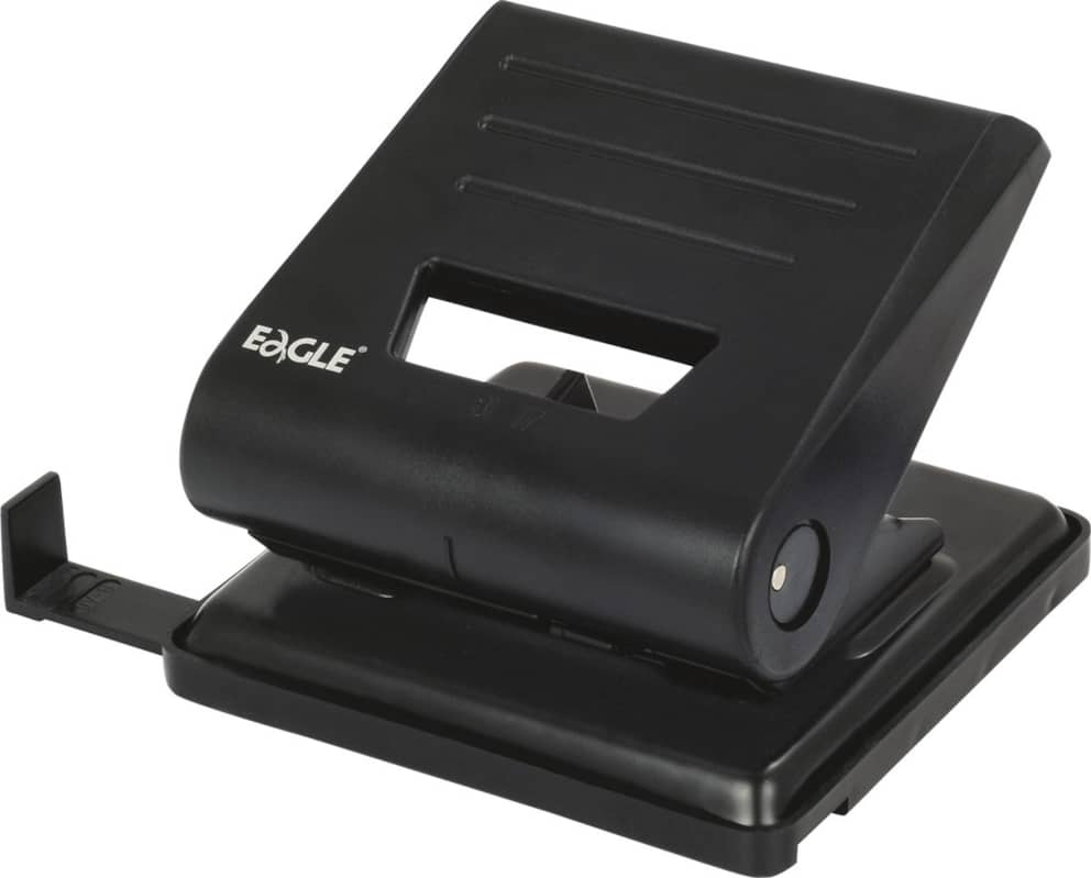 Dziurkacz 837L czarny dziurkuje do 25 kartek