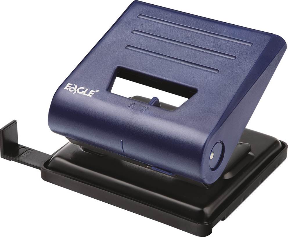 Dziurkacz 837L niebieski dziurkuje do 25 kartek