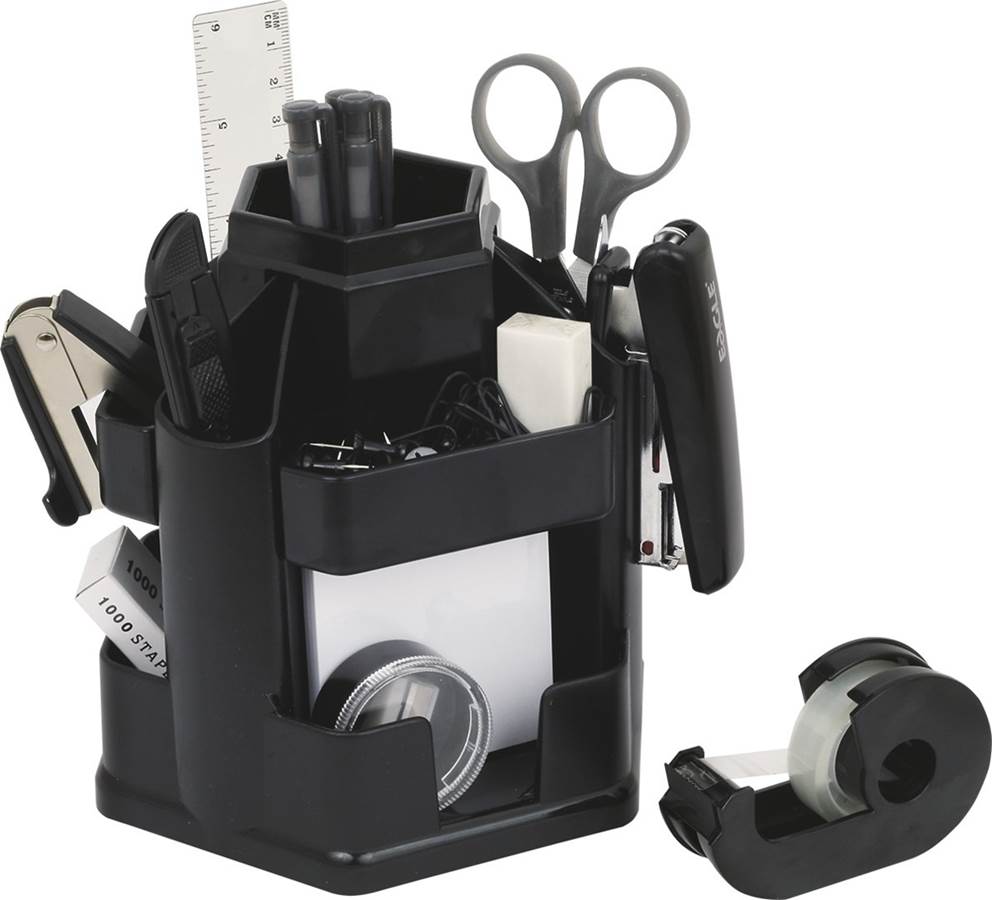 Przybornik 370S czarny z wyposażeniem