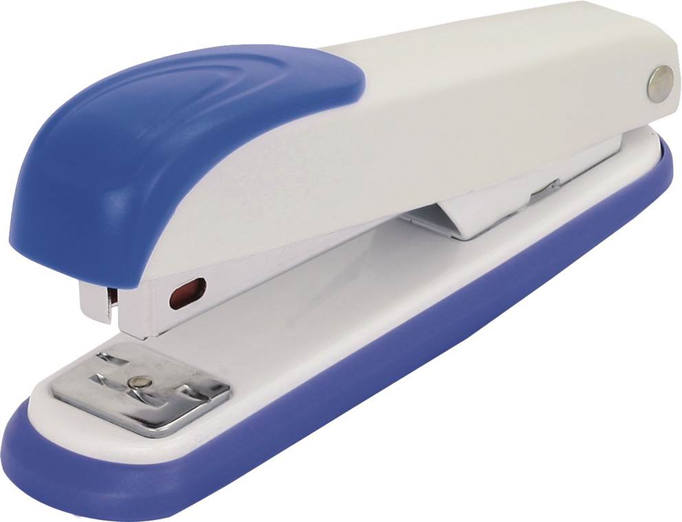 Zszywacz S6120B biały/niebieski zszywa do 28 kartek