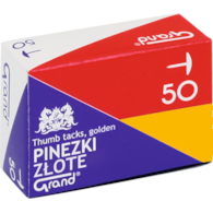 Pinezki G50 złote 50 szt.
