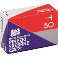 Pinezki S50 srebrne 50 szt.