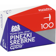 Pinezki S100 srebrne 100 szt.