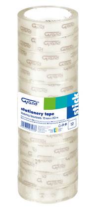 Taśma biurowa 12 x 20 12 mm x 20 y słupek = 12 szt.