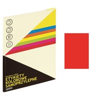 Etykiety samoprzylepne kolorowe A4 czerwony  op. = 25 arkuszy