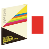 Etykiety samoprzylepne kolorowe A4 czerwony  op. = 25 arkuszy