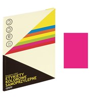 Etykiety samoprzylepne kolorowe A4 różowy op. = 25 arkuszy