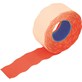 Etykiety falowane 26 x 12 mm czerwony 800 szt. w rolce