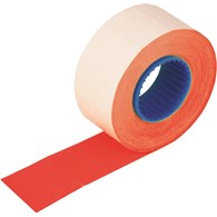 Etykiety proste 26 x 16 mm czerwony 700 szt. w rolce