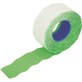Etykiety falowane 26 x 16 mm zielony 700 szt. w rolce