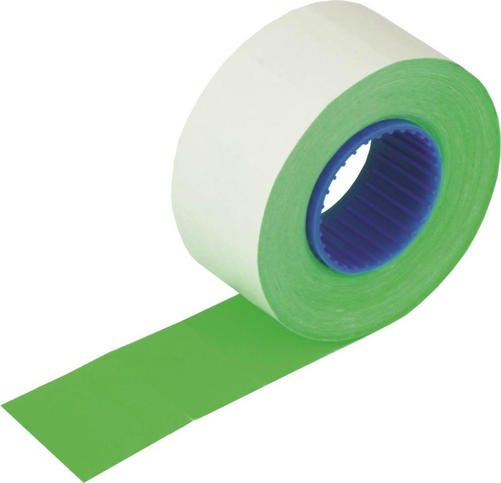 Etykiety proste 26 x 16 mm zielony 700 szt. w rolce