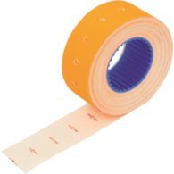 Etykiety proste 22 x 12 mm pomarańczowy 800 szt. w rolce