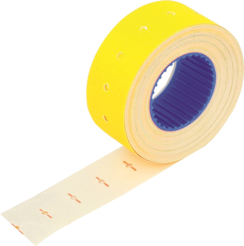 Etykiety proste 22 x 12 mm żółty 800 szt. w rolce