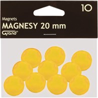 Magnes 20mm GRAND żółty 10 szt