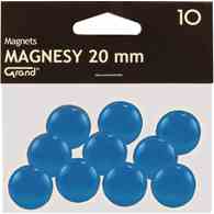 Magnes 20mm GRAND niebieski 10 szt