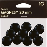 Magnes 20mm GRAND  czarny 10 szt