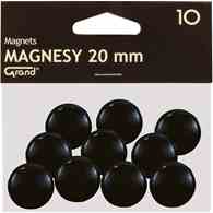 Magnes 20mm GRAND  czarny 10 szt