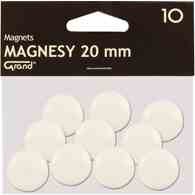 Magnes 20mm GRAND biały 10 szt