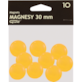 Magnes 30mm GRAND żółty 10 szt