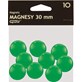 Magnes 30mm GRAND zielony 10 szt