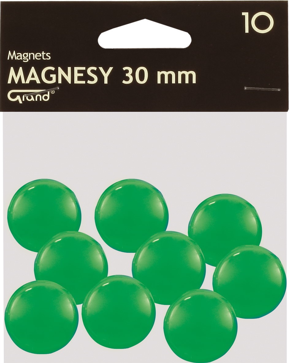 Magnes 30mm GRAND zielony 10 szt