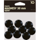 Magnes 30mm GRAND czarny 10 szt