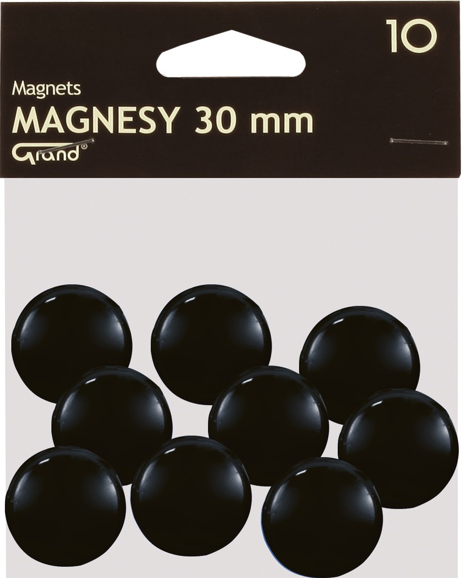 Magnes 30mm GRAND czarny 10 szt