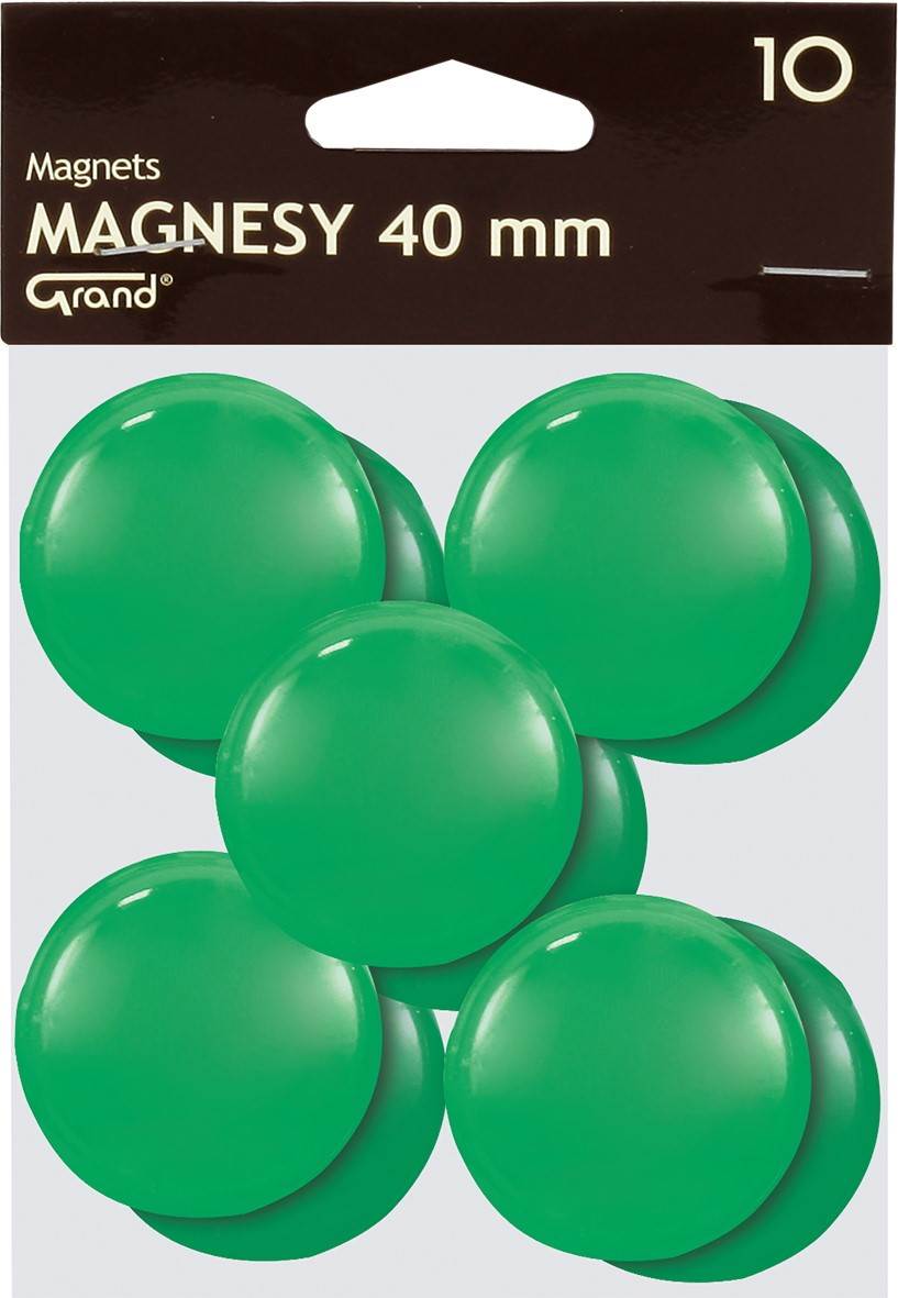 Magnes 40mm GRAND zielony 10 szt