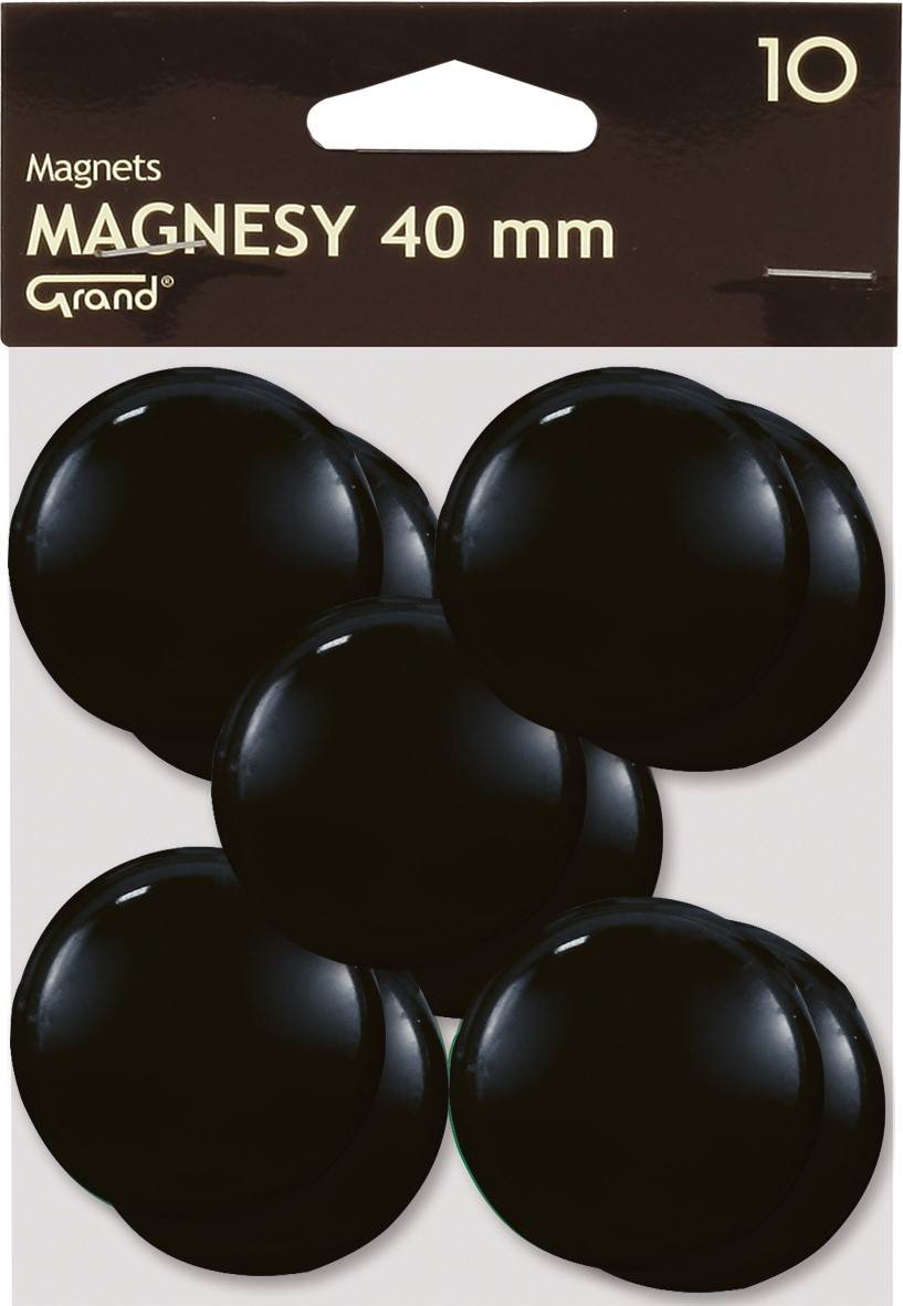 Magnes 40mm GRAND czarny 10 szt