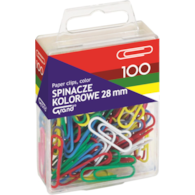 Spinacz R-28 GRAND kolor powlekane/plastikowe op. 100 szt.