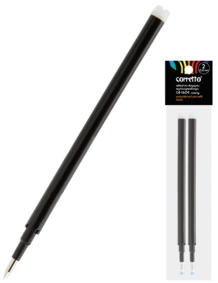 Wkład do długopisu wymazywalnego Corretto GR-1609 czarny
