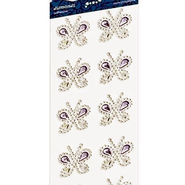 Diamenciki samoprzylepne Fiorello  GR- DS089 motylki