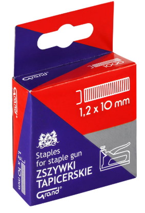 Zszywki do zszywacza tapicerskiego/takera 1,2x10 GRAND