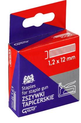 Zszywki do zszywacza tapicerskiego/takera 1,2x12 GRAND