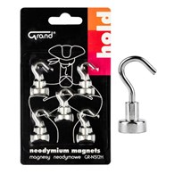 Magnesy neodymowe z haczykiem GR-N512H 12 mm GRAND 5 szt.