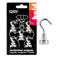Magnesy neodymowe z haczykiem GR-N512H 12 mm GRAND 5 szt.
