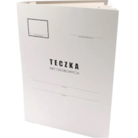 Teczka tekturowa A4 do akt osobowych ARO biała