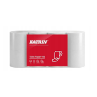 Papier toaletowy KATRIN PLUS Toilet 160, biały, 2 warstwy