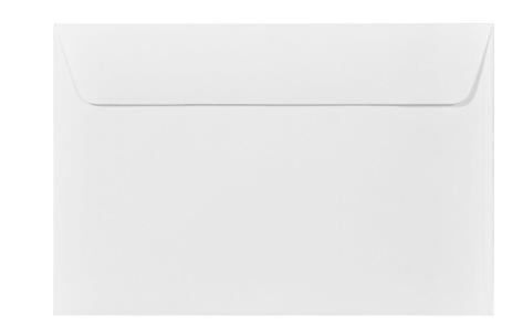 Koperty białe C6 SK 114x162mm poddruk niebieski 75g 1000 szt.
