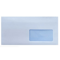 Koperty białe C6 SK okno prawe 114x162mm poddruk niebieski 75g 1000 szt.