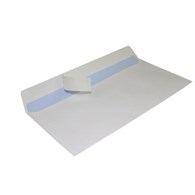 Koperty białe DL HK 110x220mm poddruk niebieski 80g 1000 szt.