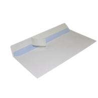 Koperty białe DL HK 110x220mm poddruk niebieski 80g 1000 szt.