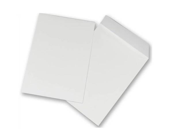 Koperty białe B5 NK 176x250mm 90g 500 szt.