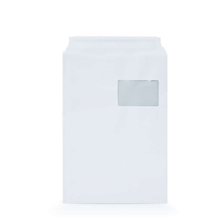 Koperty białe C4 HK okno prawe 229 x 324 poddruk niebieski 90g 250 szt.