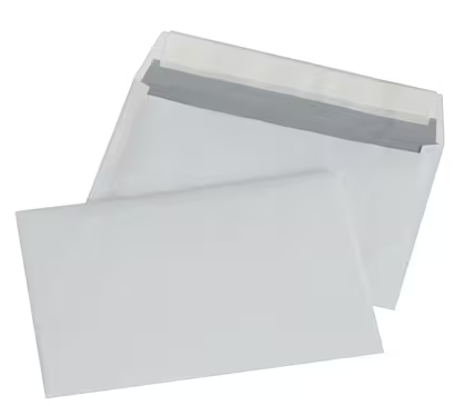 Koperty białe C6 SK z okienkiem prawym (114 x 162 mm) 50 szt.