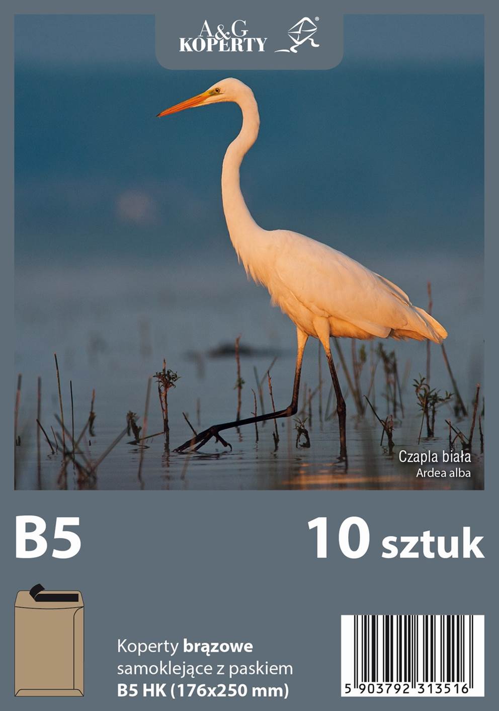 Koperty brązowe B5 HK (176 x 250 mm) 10 szt.