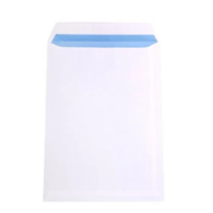 Koperty białe C4 HK okno lewe 229x324mm poddruk niebieski 90g 250 szt.