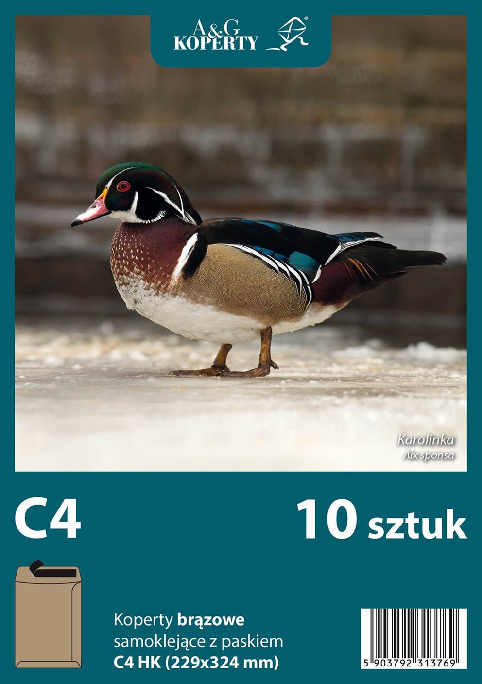 Koperty brązowe C4 HK (229 x 324 mm) 10 szt.